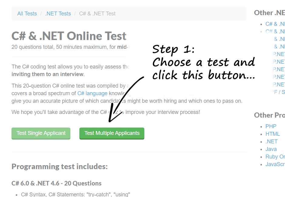 C# & .NET Online Test (20 Questions, 50 Mins) - Tests4Geeks